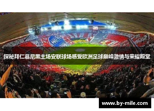 探秘拜仁慕尼黑主场安联球场感受欧洲足球巅峰激情与荣耀殿堂 探秘拜仁慕尼黑主场安联球场感受欧洲足球巅峰激情与荣耀殿堂
