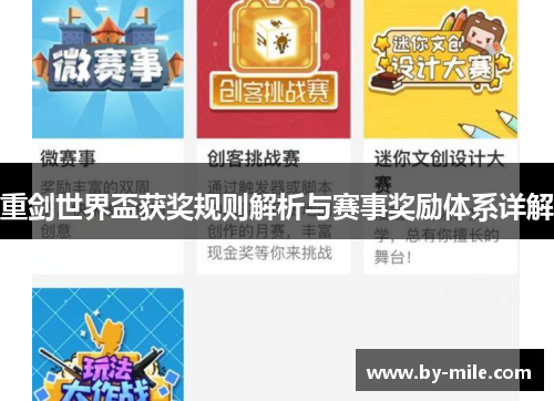 重剑世界盃获奖规则解析与赛事奖励体系详解