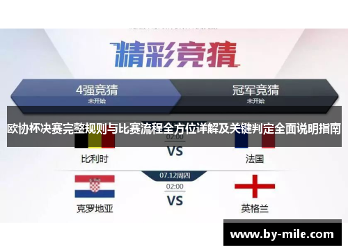 欧协杯决赛完整规则与比赛流程全方位详解及关键判定全面说明指南 欧协杯决赛完整规则与比赛流程全方位详解及关键判定全面说明指南